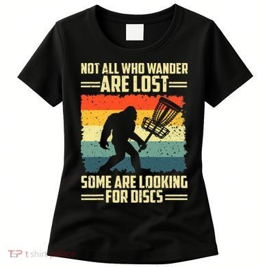 Funny Disc Golf Bigfoot For Disc Golf Players Women's T-Shirt