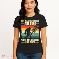 Funny Disc Golf Bigfoot For Disc Golf Players Women's T-Shirt thumb 4