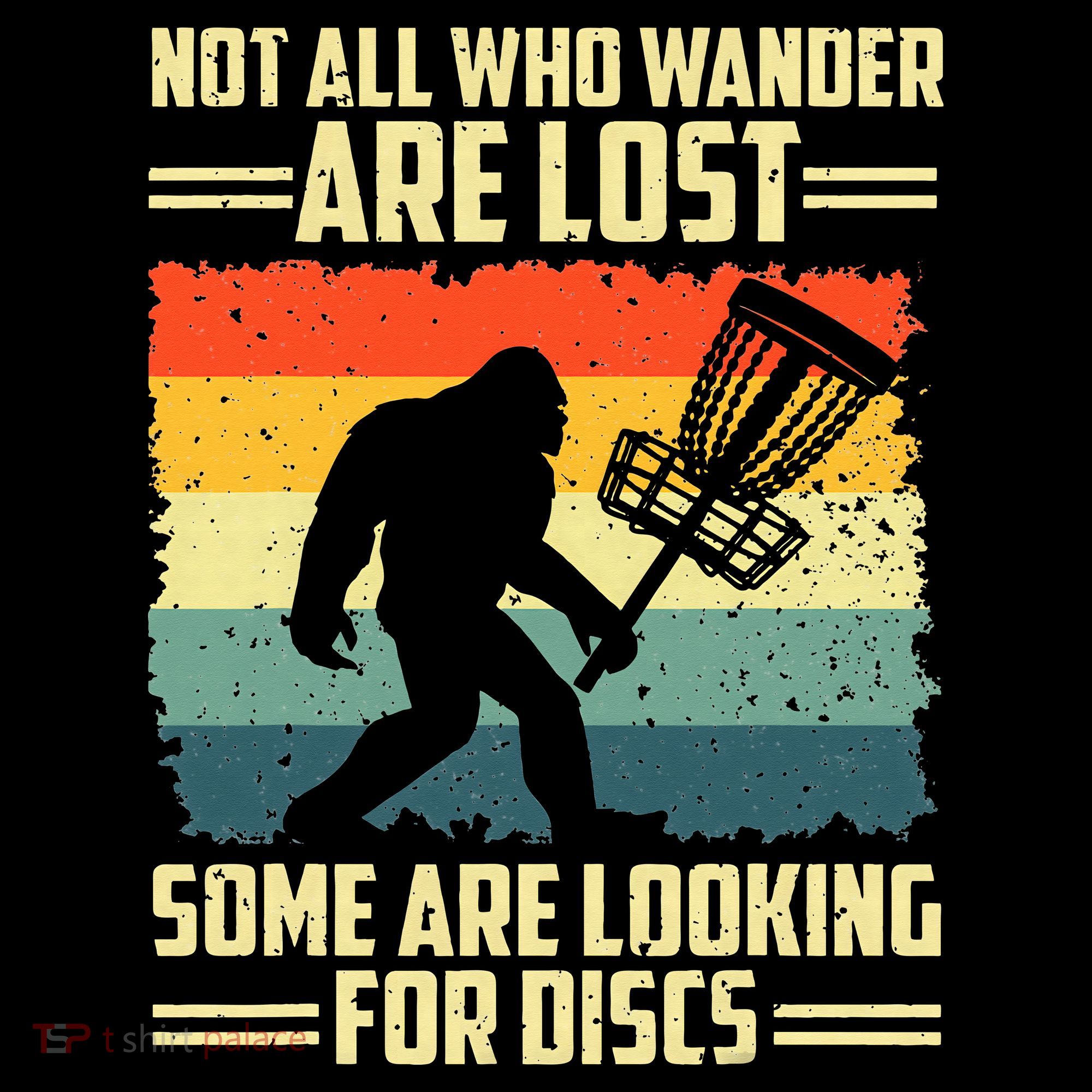 Funny Disc Golf Bigfoot For Disc Golf Players Women's T-Shirt