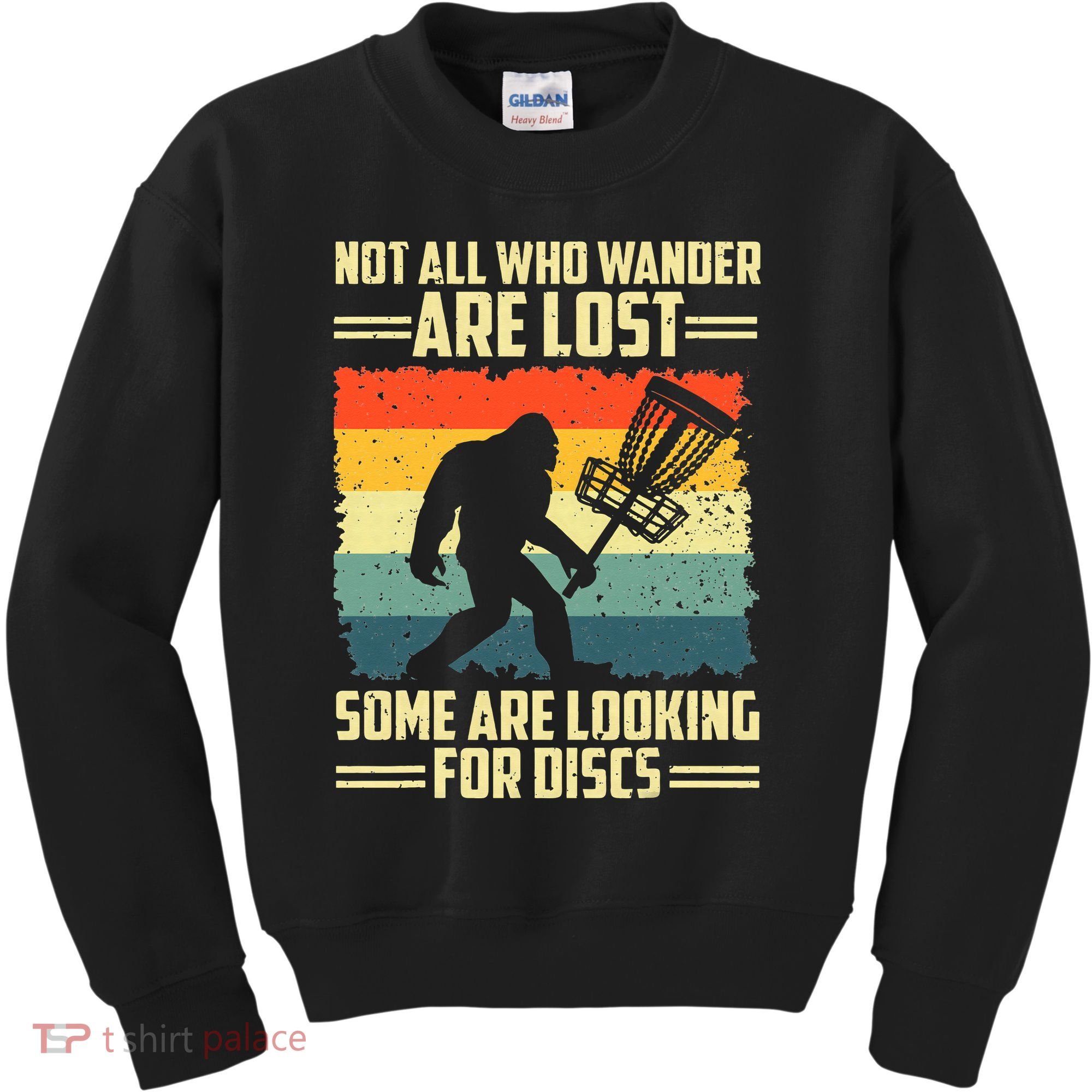 Funny Disc Golf Bigfoot For Disc Golf Players Kids Sweatshirt