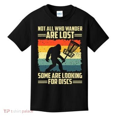 Funny Disc Golf Bigfoot For Disc Golf Players Kids T-Shirt