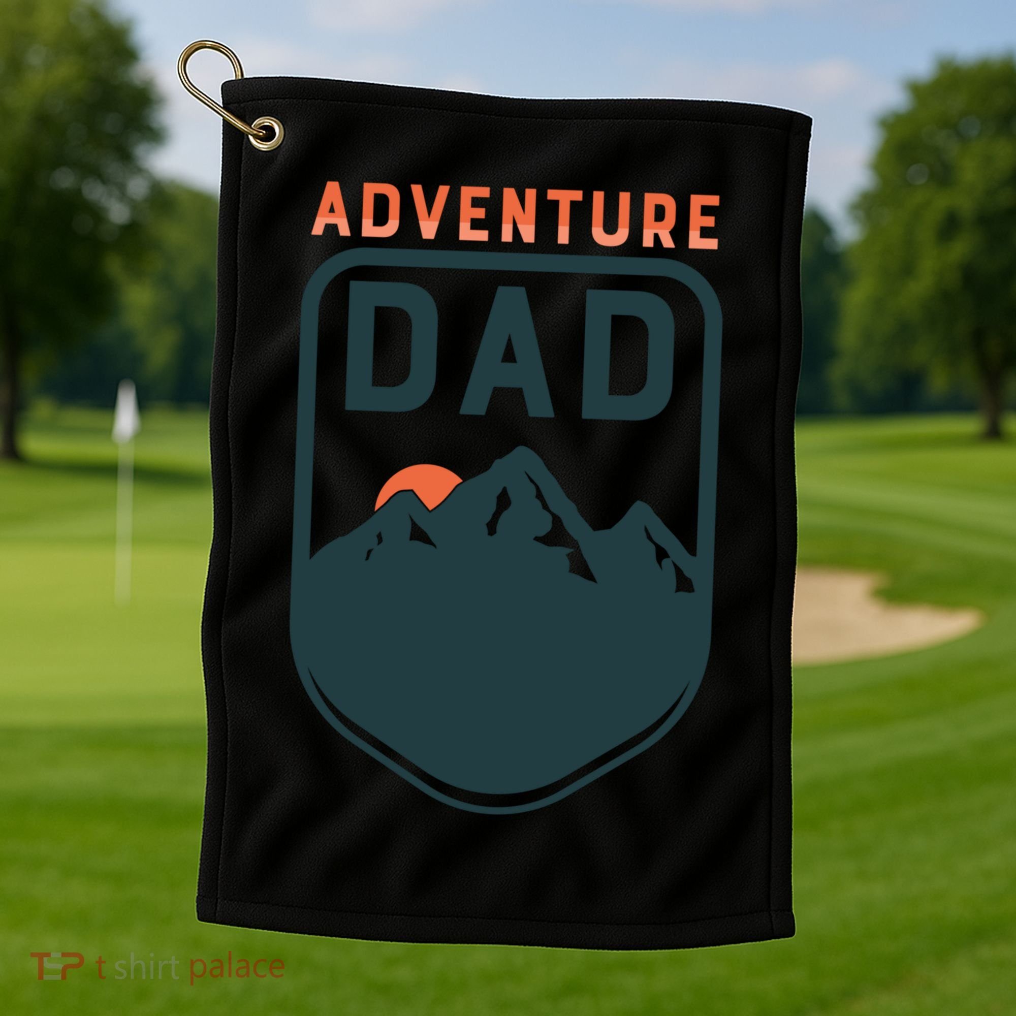 Fathers Day Gift Adventure Dad Gift Hiking Outdoors Camping Gift Golf Towel