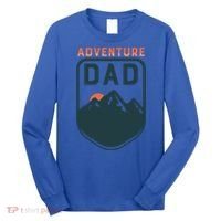 Fathers Day Gift Adventure Dad Gift Hiking Outdoors Camping Gift Long Sleeve Shirt thumb 0