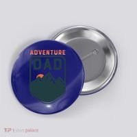 Fathers Day Gift Adventure Dad Gift Hiking Outdoors Camping Gift Button thumb 0