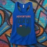 Fathers Day Gift Adventure Dad Gift Hiking Outdoors Camping Gift Women's Tank Top thumb 3