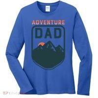 Fathers Day Gift Adventure Dad Gift Hiking Outdoors Camping Gift Women's Long Sleeve Shirt thumb 0