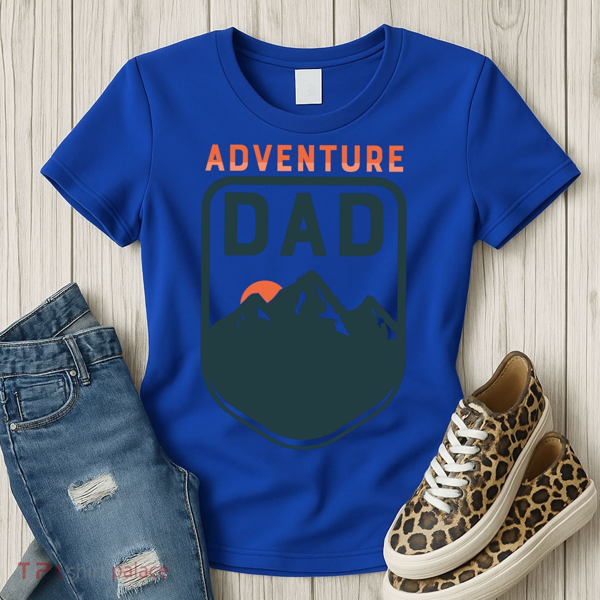 Fathers Day Gift Adventure Dad Gift Hiking Outdoors Camping Gift Women's T-Shirt