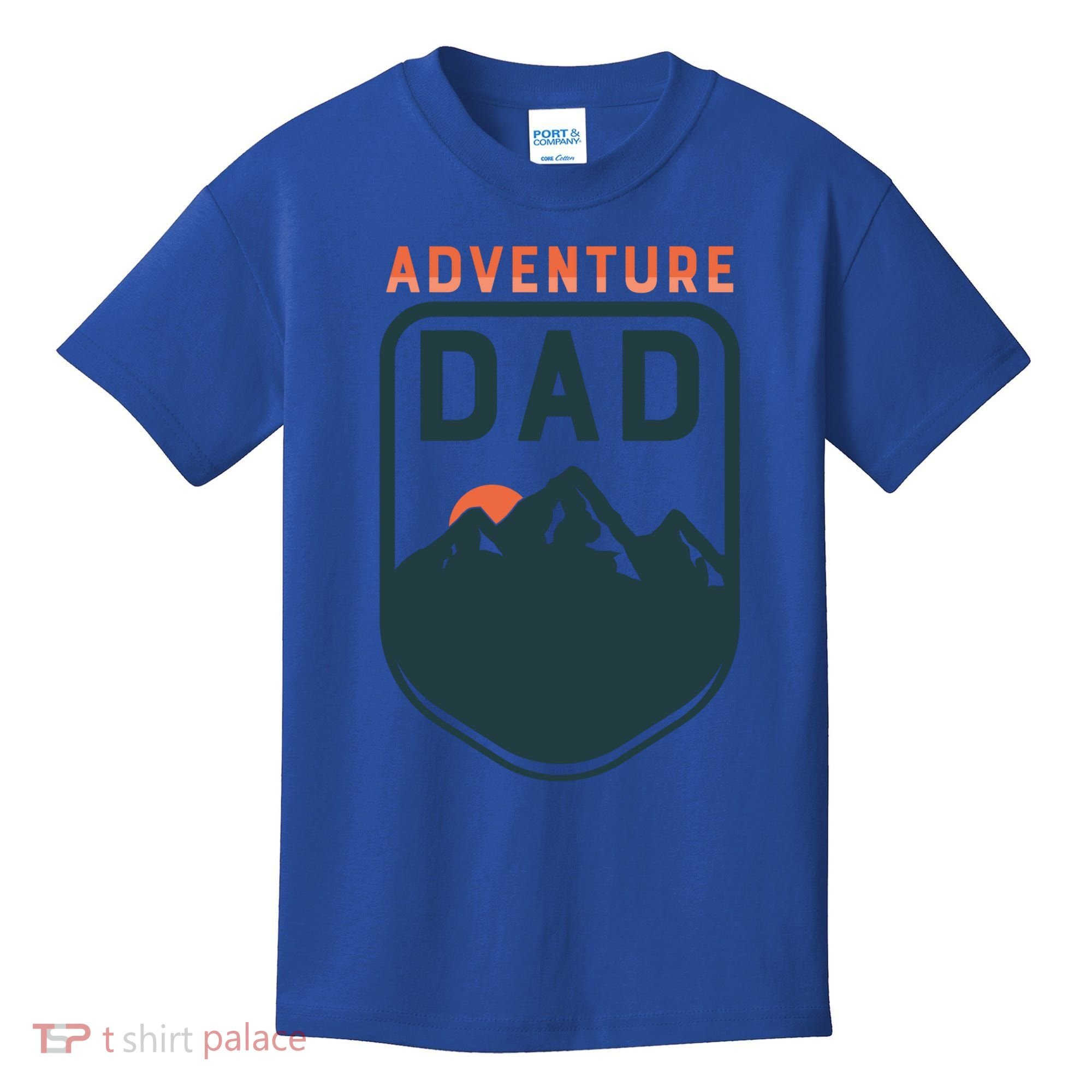 Fathers Day Gift Adventure Dad Gift Hiking Outdoors Camping Gift Kids T-Shirt