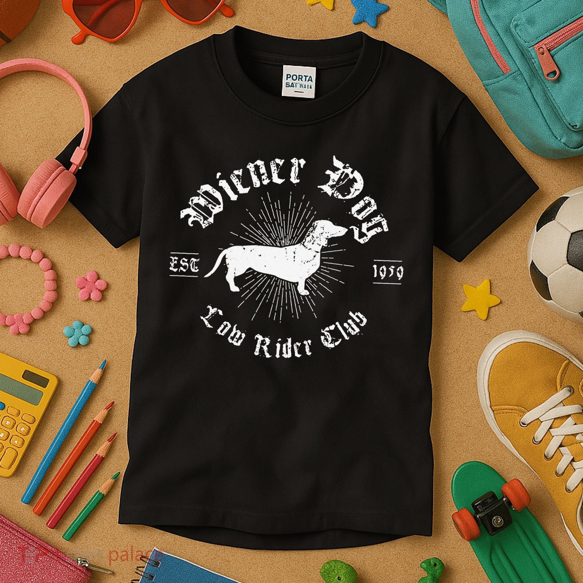 Funny Dog Gift for Dachshund Owners animal Kids T-Shirt
