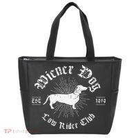 Funny Dog Gift for Dachshund Owners animal Tote Bag thumb 0