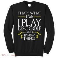 Funny Disc Golf That's What I do I play Disc Golf Sweatshirt thumb 0