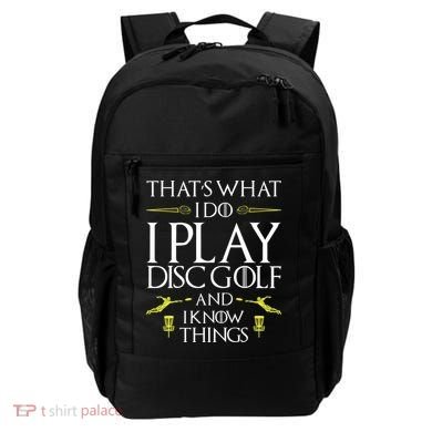 Funny Disc Golf That's What I do I play Disc Golf Backpack