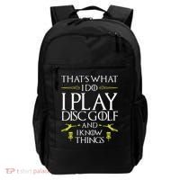 Funny Disc Golf That's What I do I play Disc Golf Backpack thumb 0