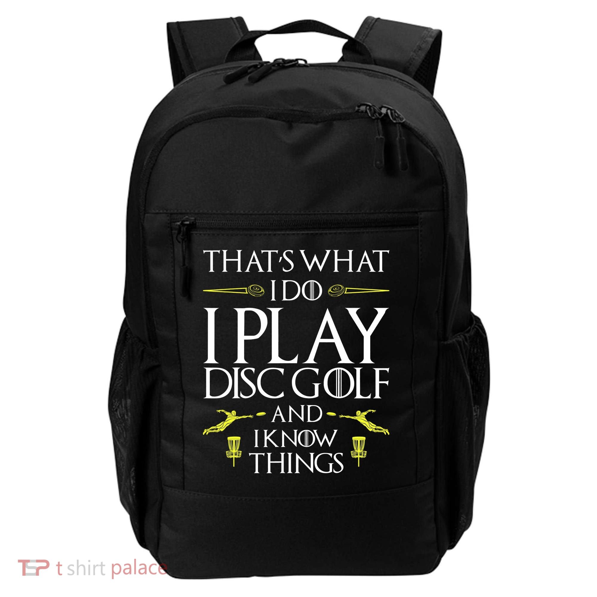 Funny Disc Golf That's What I do I play Disc Golf Backpack