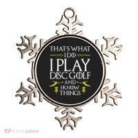 Funny Disc Golf That's What I do I play Disc Golf Ornament thumb 0