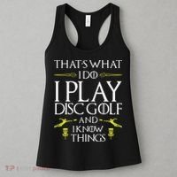Funny Disc Golf That's What I do I play Disc Golf Women's Tank Top thumb 3