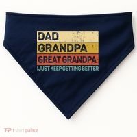Fathers Day Gift from Grand Dad Grandpa Great Grandpa USA-Made Doggie Bandana thumb 0