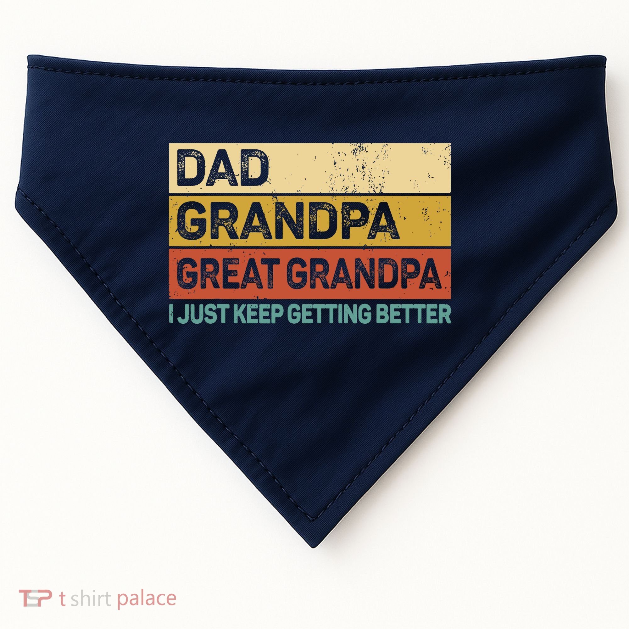 Fathers Day Gift from Grand Dad Grandpa Great Grandpa USA-Made Doggie Bandana