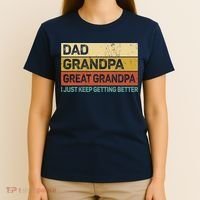 Fathers Day Gift from Grand Dad Grandpa Great Grandpa T-Shirt thumb 4