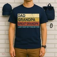Fathers Day Gift from Grand Dad Grandpa Great Grandpa T-Shirt thumb 6
