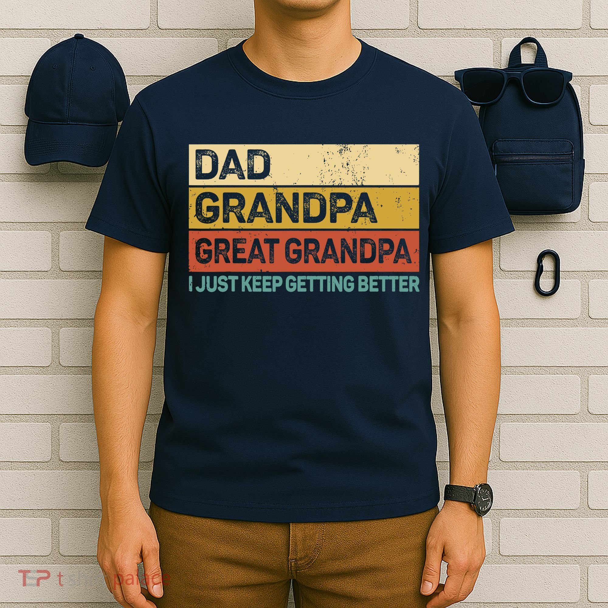 Fathers Day Gift from Grand Dad Grandpa Great Grandpa T-Shirt