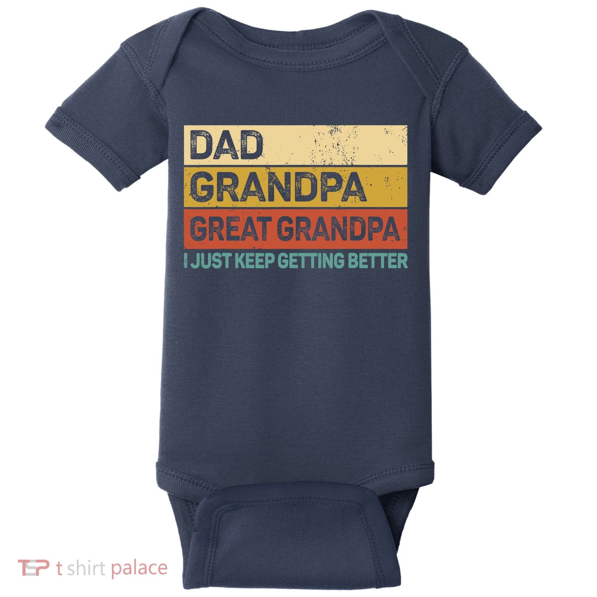 Fathers Day Gift from Grand Dad Grandpa Great Grandpa Baby Bodysuit