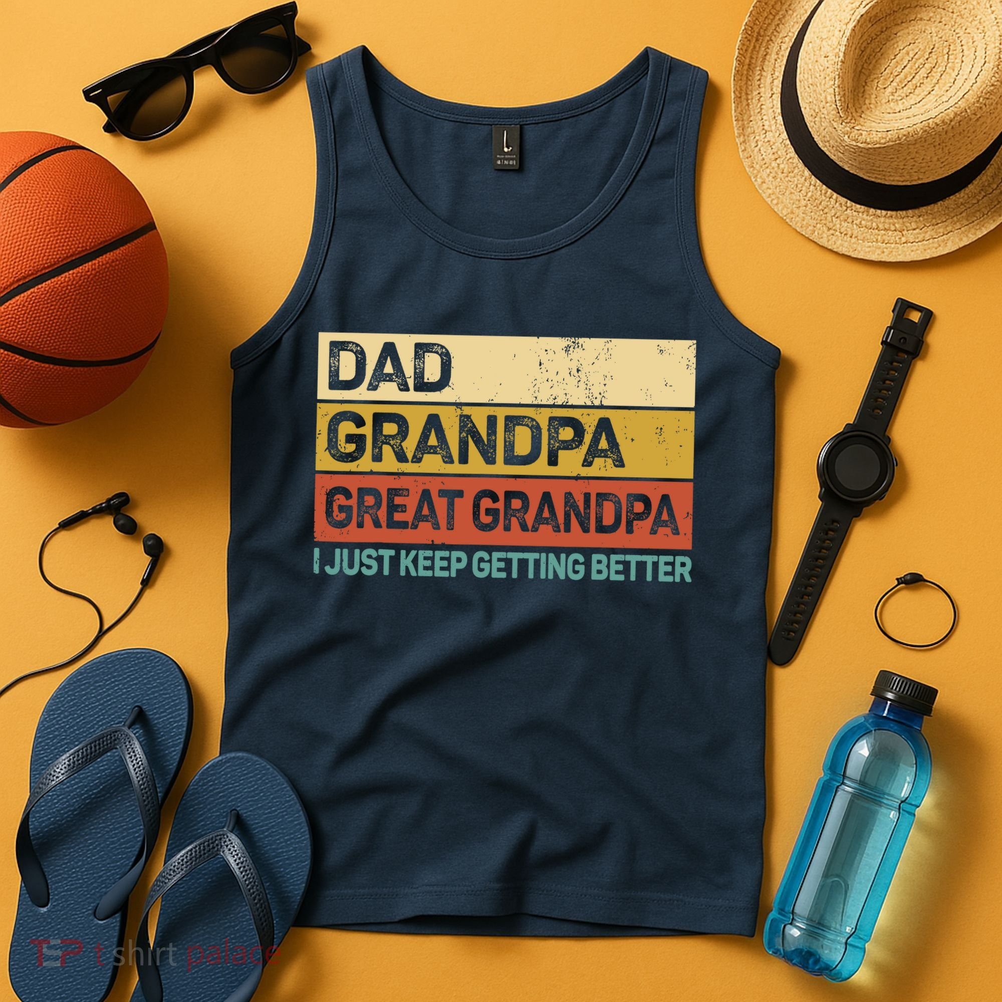 Fathers Day Gift from Grand Dad Grandpa Great Grandpa Tank Top