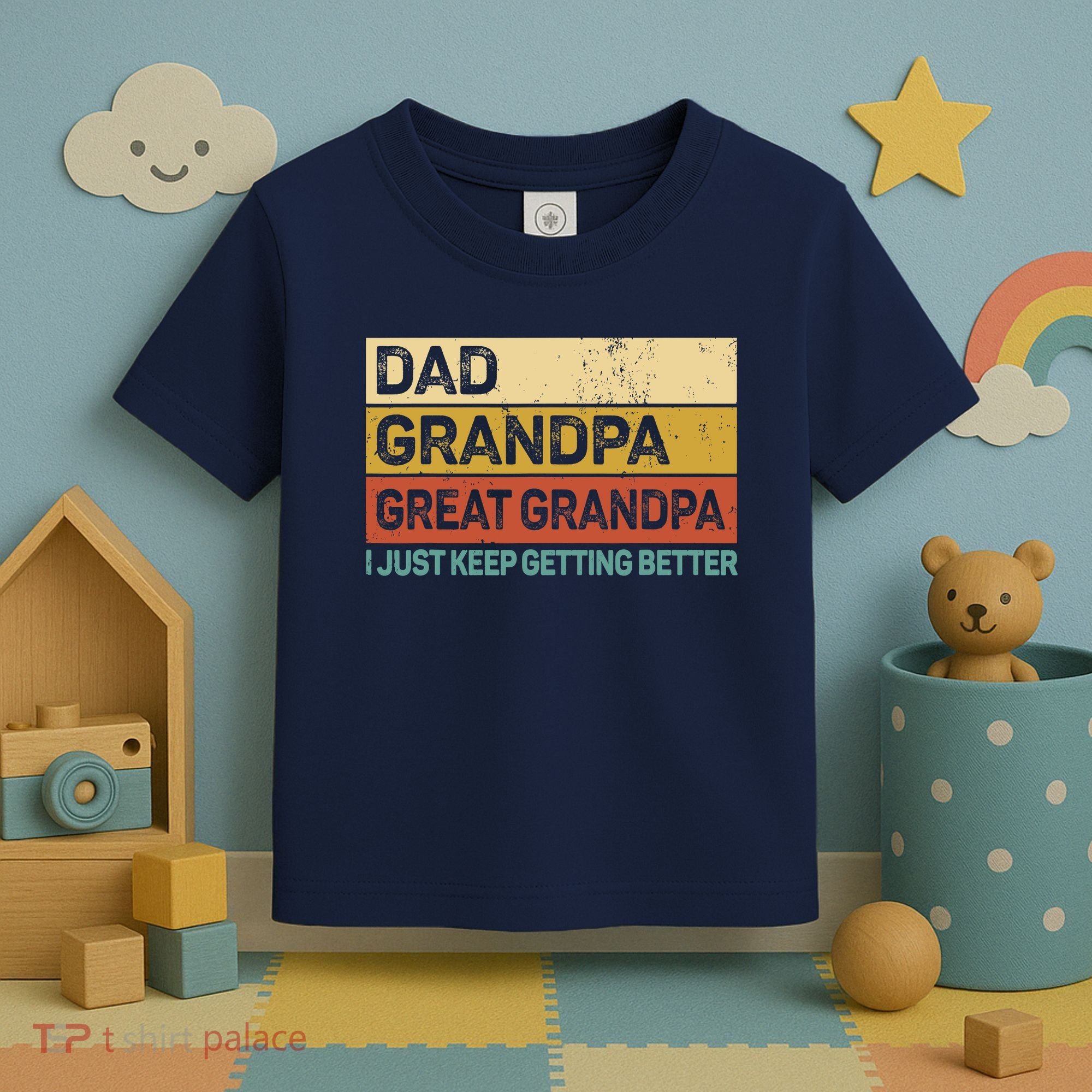 Fathers Day Gift from Grand Dad Grandpa Great Grandpa Toddler T-Shirt