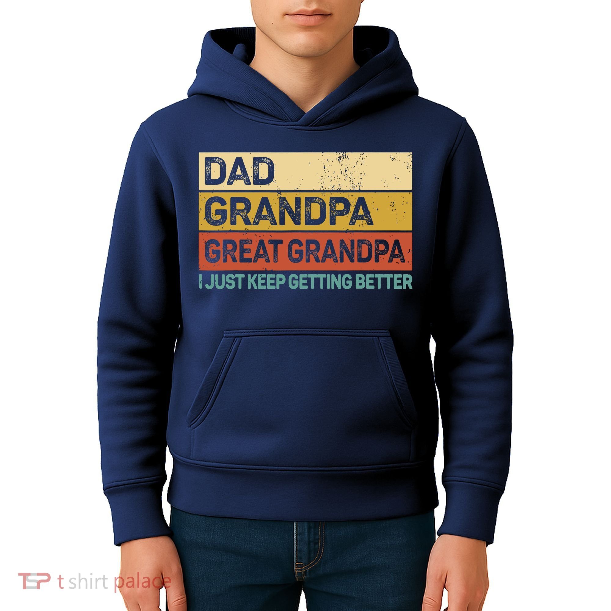 Fathers Day Gift from Grand Dad Grandpa Great Grandpa Kids Hoodie