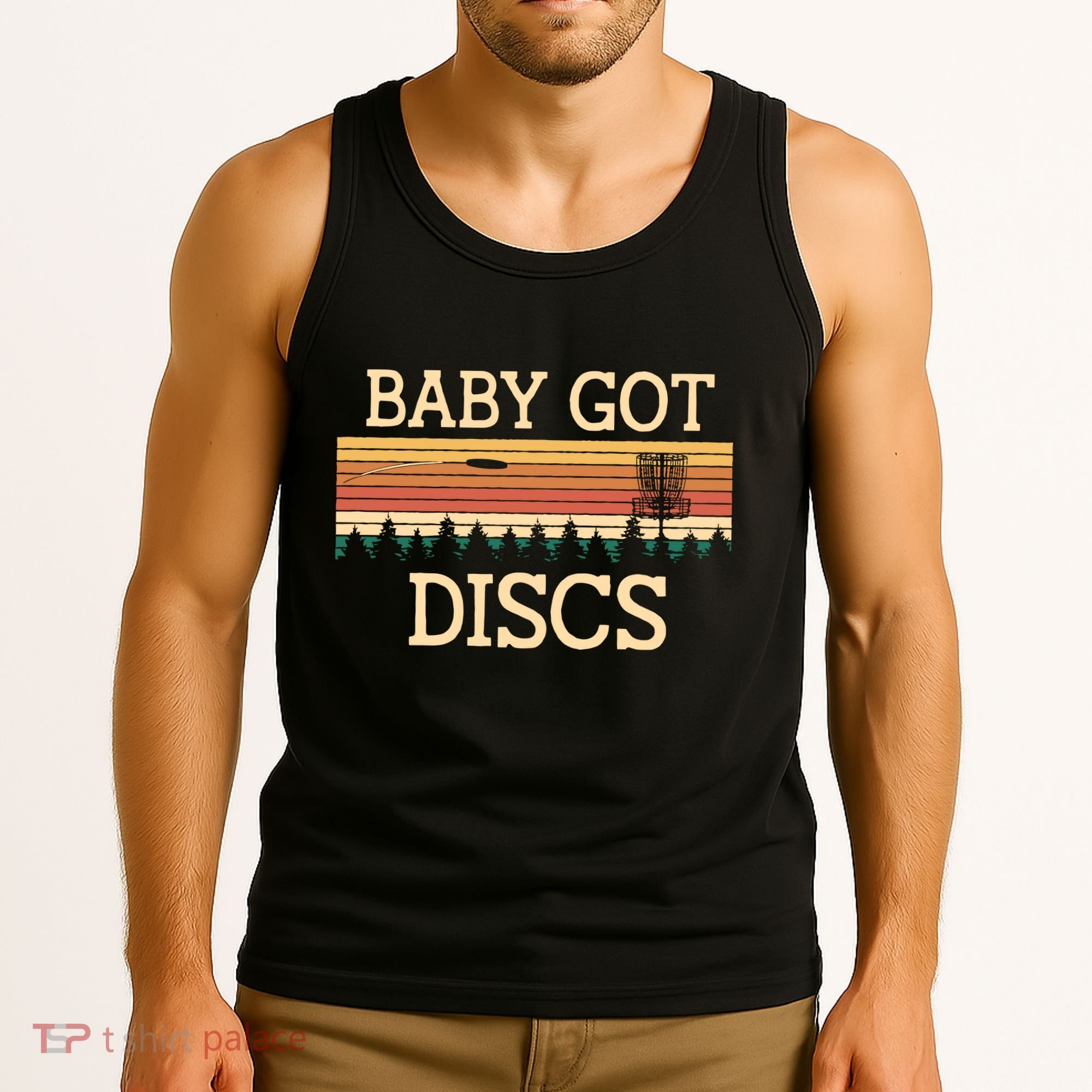 Funny Disc Golf Humor Golfer Pun Couples Tank Top