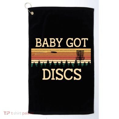Funny Disc Golf Humor Golfer Pun Couples Golf Towel