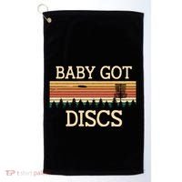 Funny Disc Golf Humor Golfer Pun Couples Golf Towel thumb 0