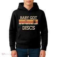 Funny Disc Golf Humor Golfer Pun Couples Kids Hoodie thumb 4