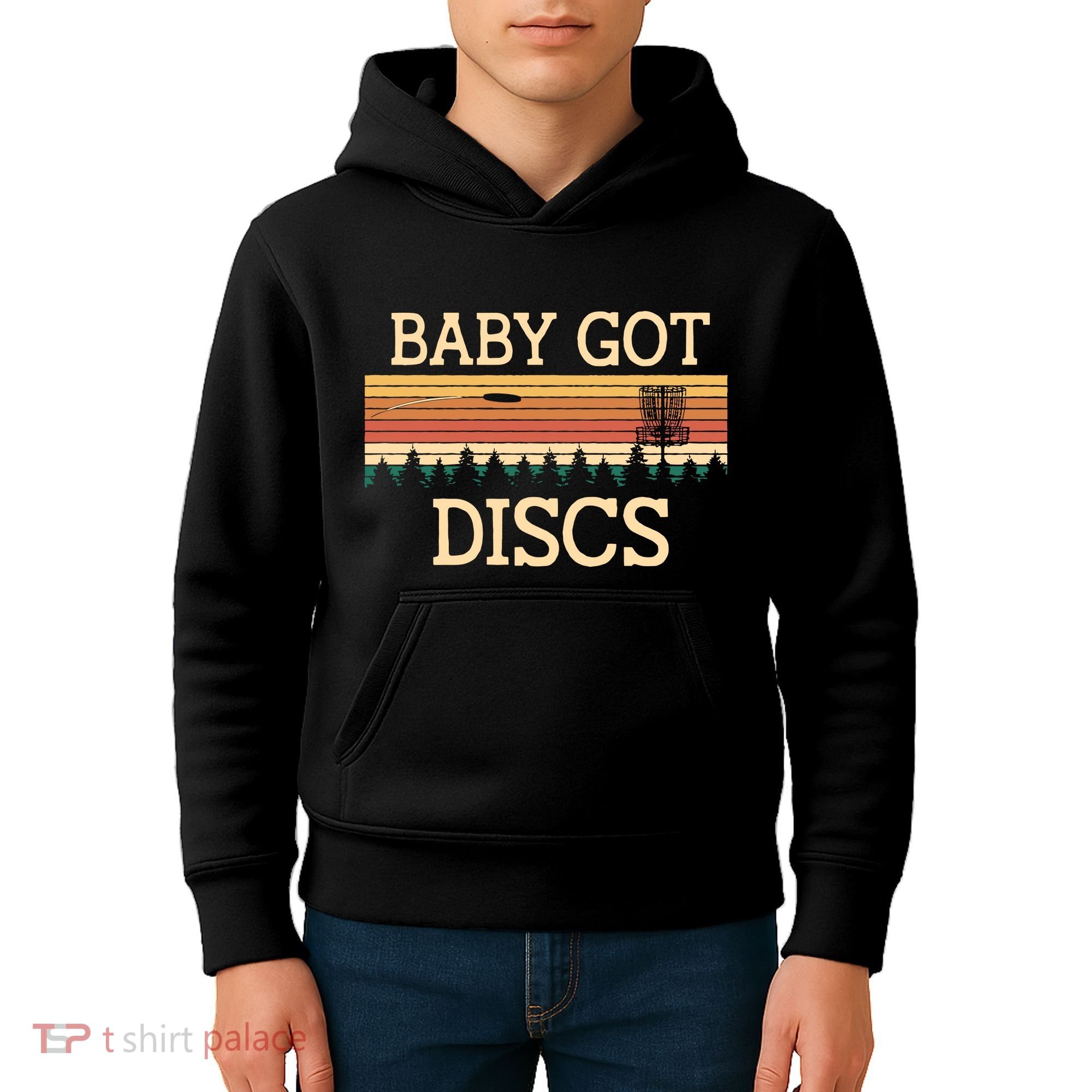 Funny Disc Golf Humor Golfer Pun Couples Kids Hoodie