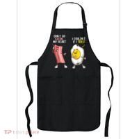 Funny Don't Go Bacon My Heart Cool Bacon And Egg Foodie Apron thumb 0