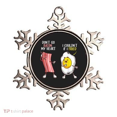 Funny Don't Go Bacon My Heart Cool Bacon And Egg Foodie Ornament