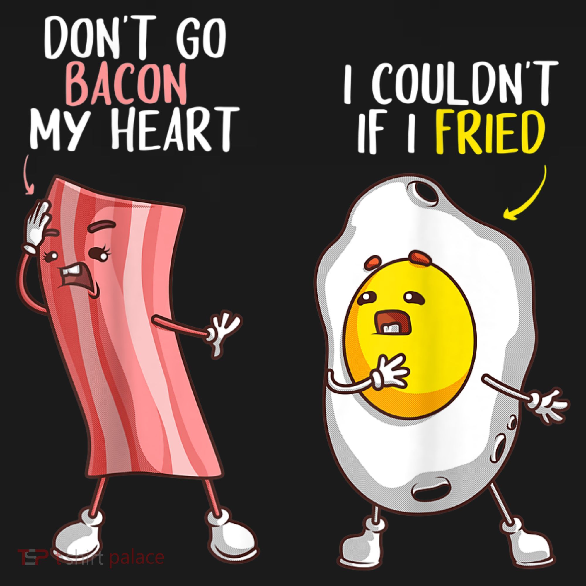Funny Don't Go Bacon My Heart Cool Bacon And Egg Foodie Women's Tank Top