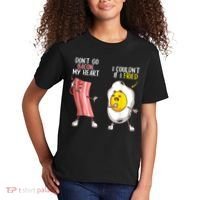 Funny Don't Go Bacon My Heart Cool Bacon And Egg Foodie Kids T-Shirt thumb 2