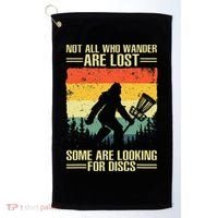 Funny Disc Golf Art Golf Towel thumb 0