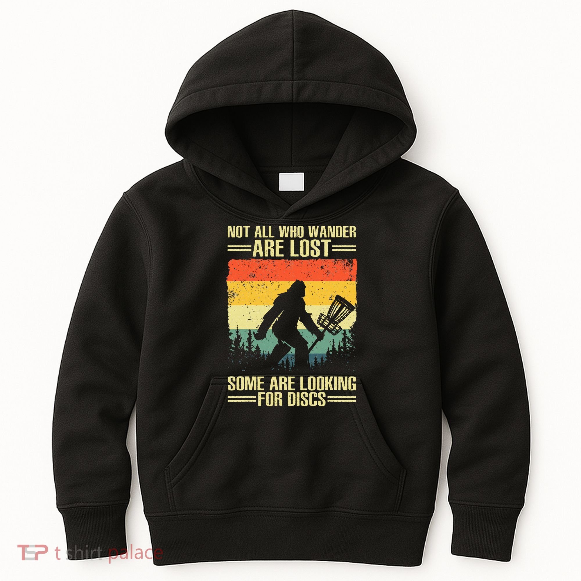 Funny Disc Golf Art Kids Hoodie