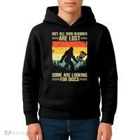 Funny Disc Golf Art Kids Hoodie thumb 4