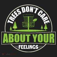 Funny Disc Golf Trees Don't Care About Your Feelings Beanie thumb 2