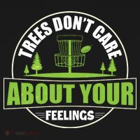 Funny Disc Golf Trees Don't Care About Your Feelings Women's Tank Top thumb 5