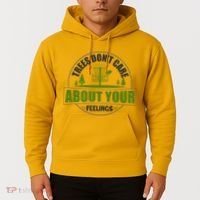 Funny Disc Golf Trees Don't Care About Your Feelings Hoodie thumb 2