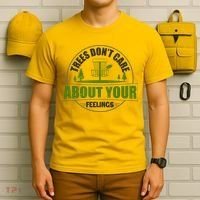 Funny Disc Golf Trees Don't Care About Your Feelings T-Shirt thumb 6