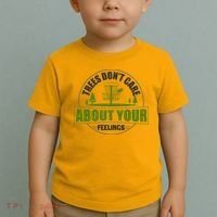 Funny Disc Golf Trees Don't Care About Your Feelings Toddler T-Shirt thumb 2