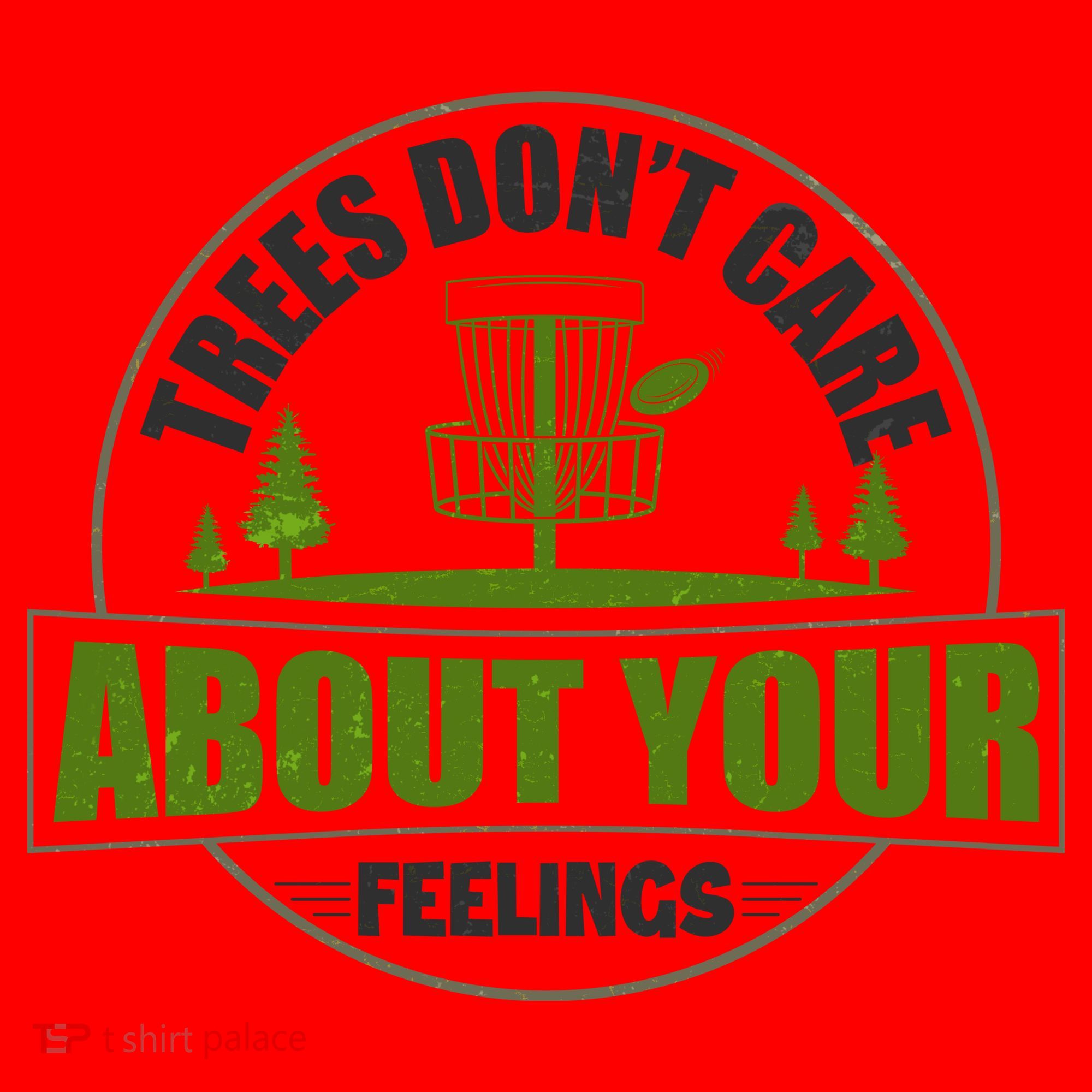 Funny Disc Golf Trees Don't Care About Your Feelings Santa Hat