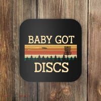 Funny Disc Golf Humor Golfer Pun Couples Coaster thumb 0