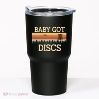 Funny Disc Golf Humor Golfer Pun Couples Tumbler thumb 0