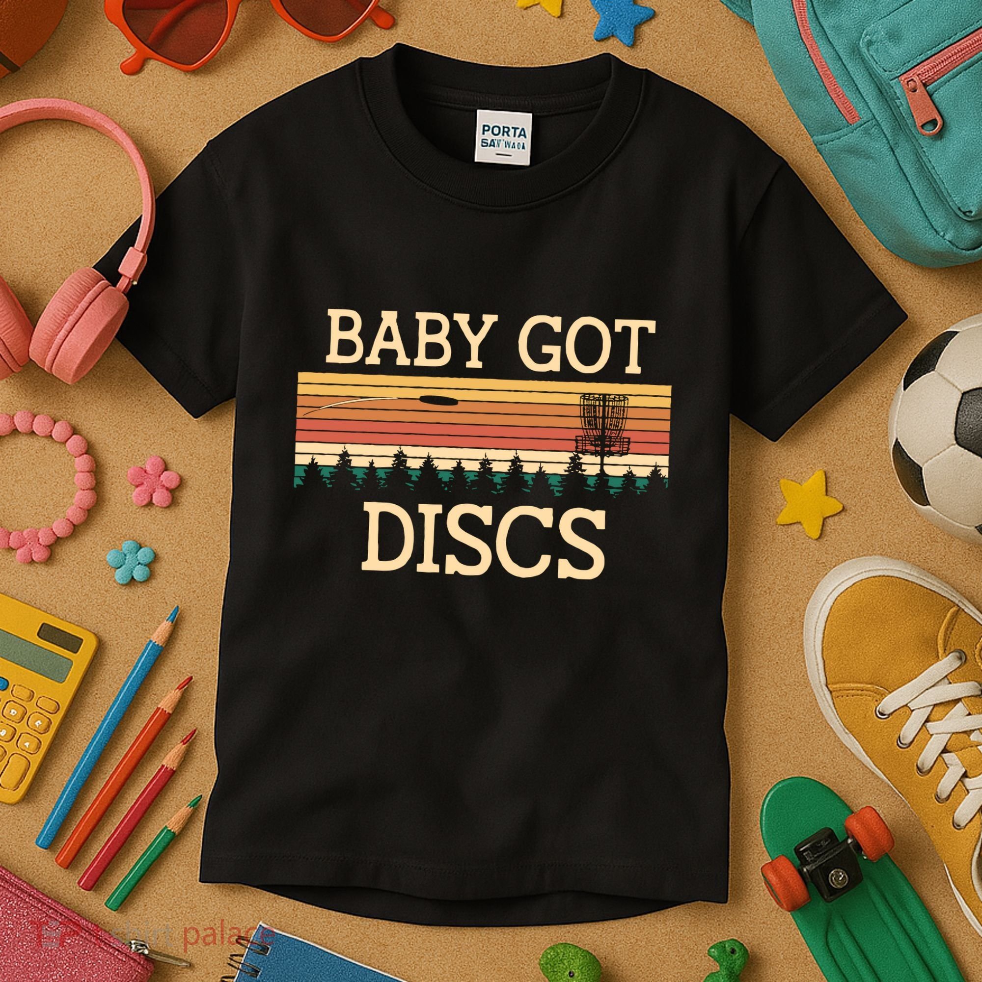 Funny Disc Golf Humor Golfer Pun Couples Kids T-Shirt